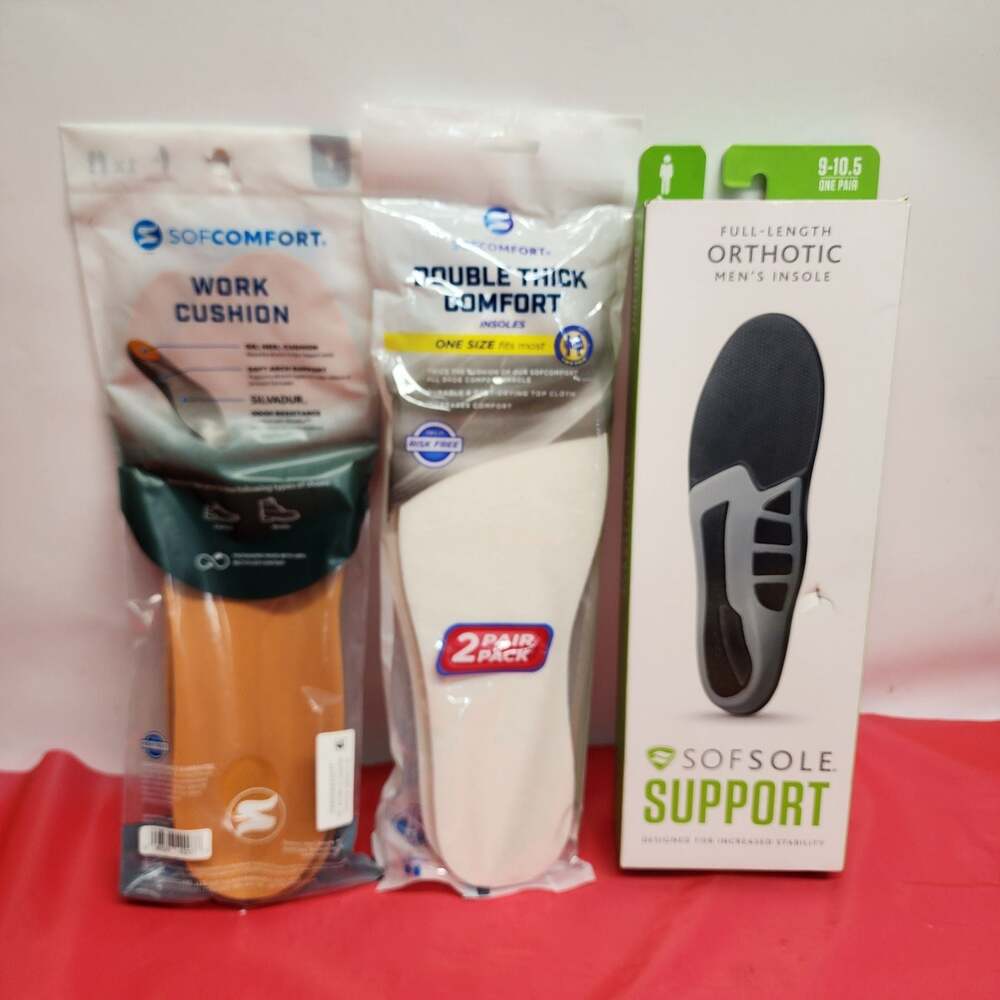 Sof Sole Full-Length Orthotic Men's Insoles (Size 9-10.5)